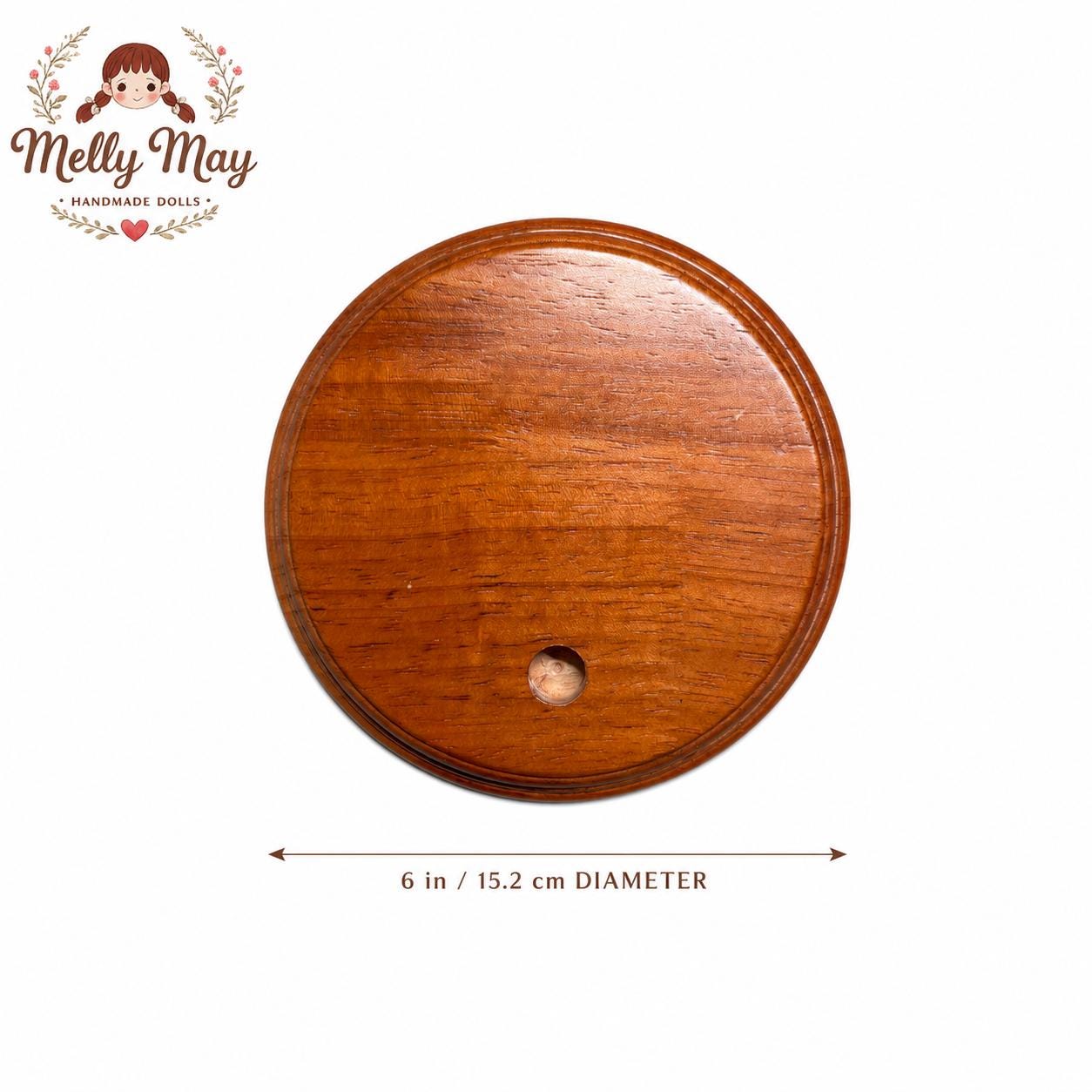 Wooden Doll Display Stand